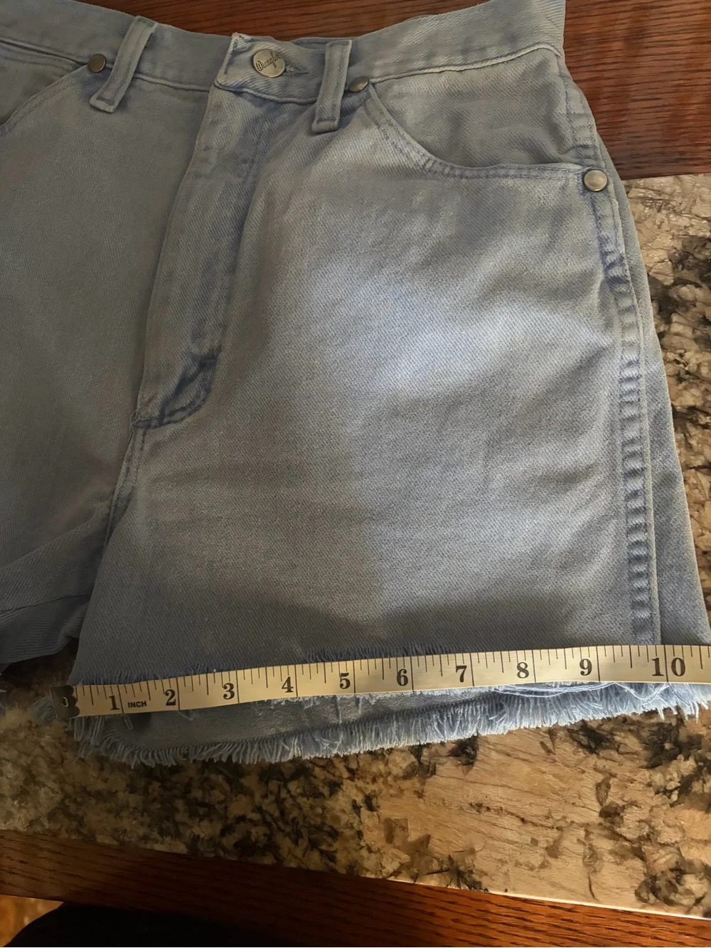 Vintage Light Blue Wrangler Denim Shorts